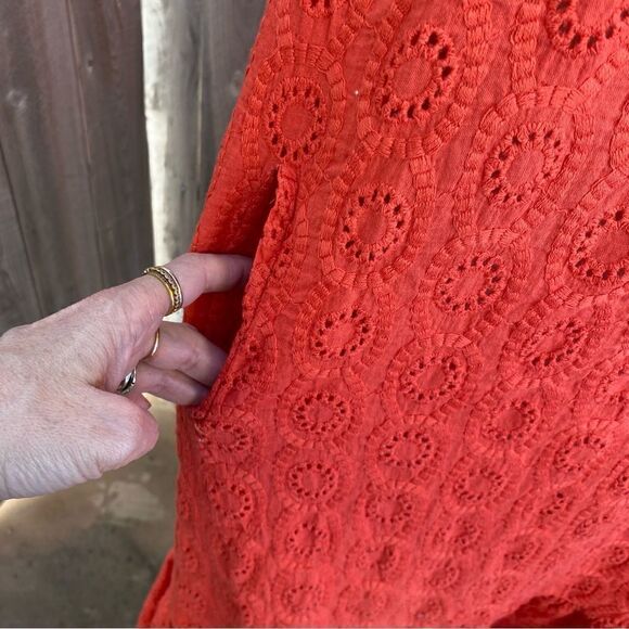 Rhode Resort Jay Eyelet Off-the-Shoul-der Dress size small - Picture 9 of 13